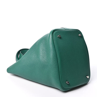 Hermes Taurillon Clemence Picotin Lock 18 PM Vert Vertigo 3 of 9