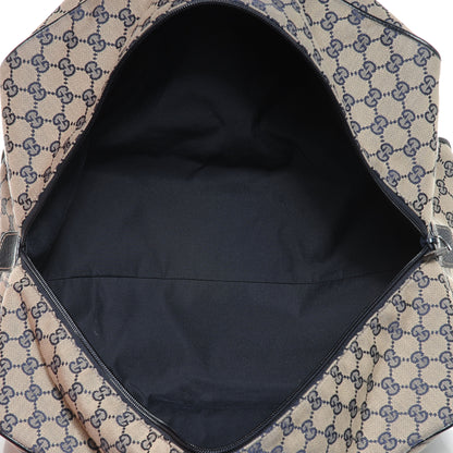 Gucci GG Monogram Web Medium Collapsable Carry On Duffle Navy 5 of 8