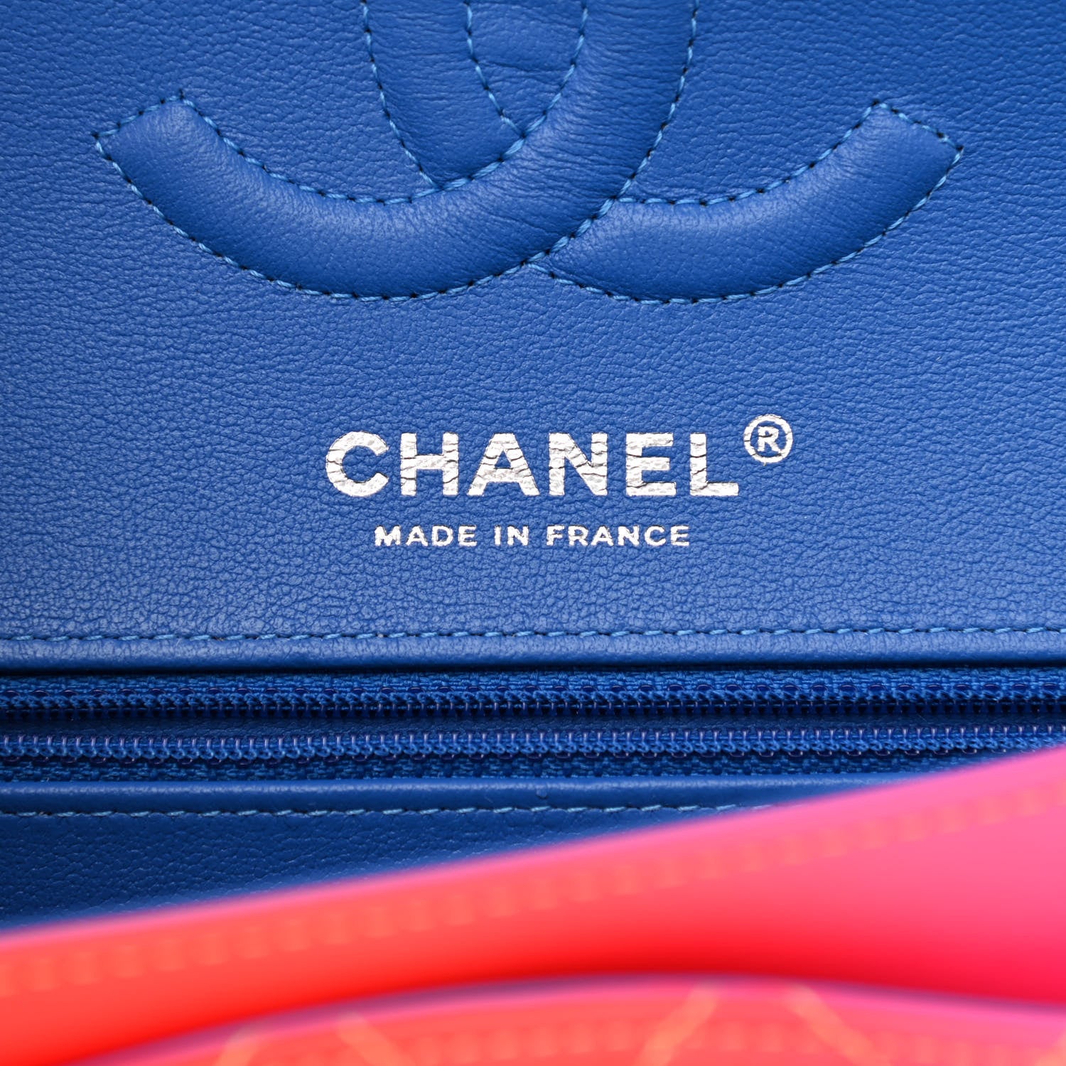 Chanel Calfskin Quilted Medium Rainbow Double Flap Multicolor 6 of 11