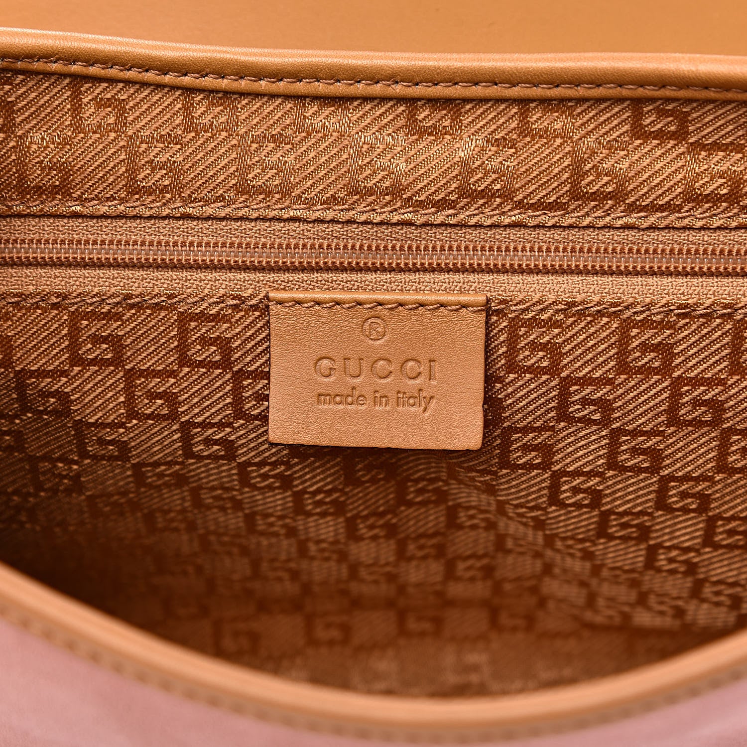 Gucci Suede Calfskin Bamboo Handle Jackie O Hobo Pink 6 of 12