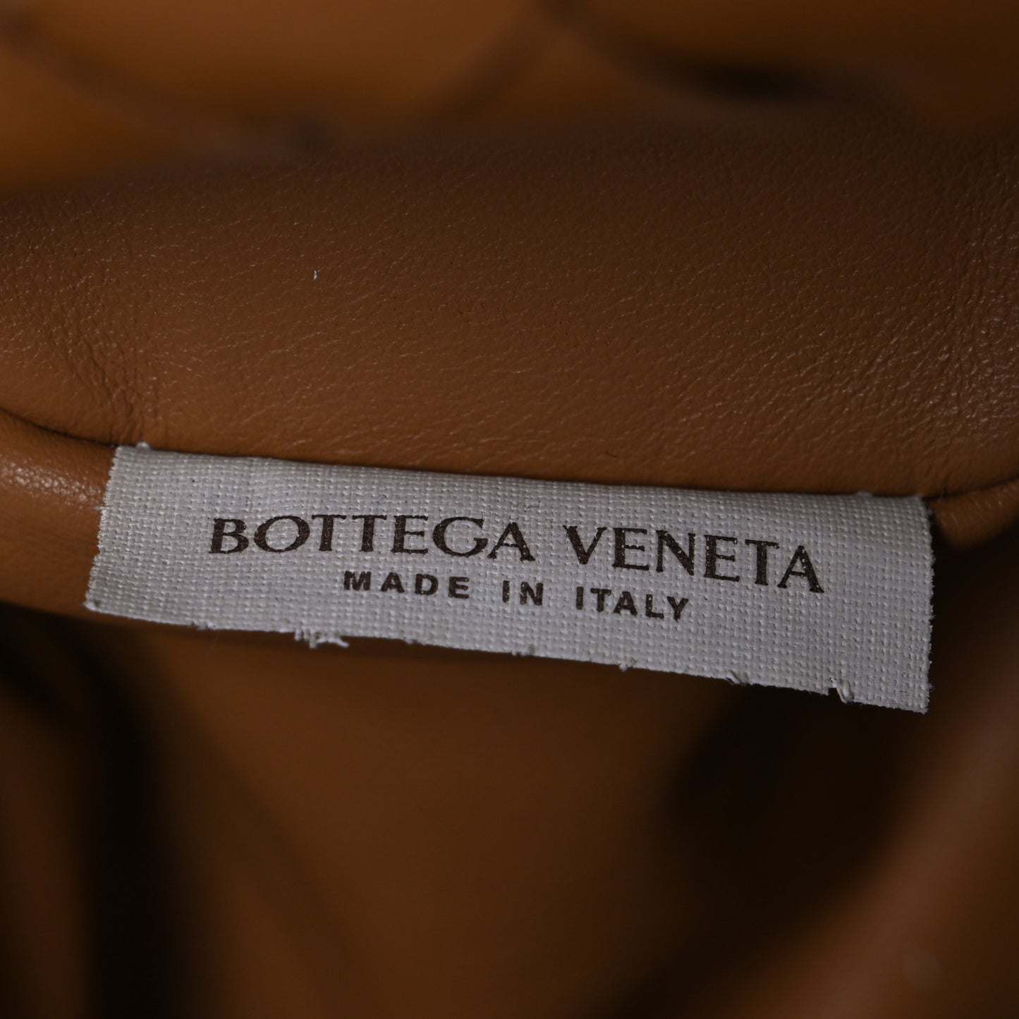 Nappa Intrecciato Teen Jodie Hobo Caramel