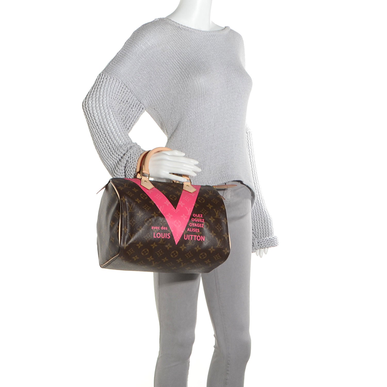 Louis Vuitton Monogram Speedy 30 V Grenade 3 of 8