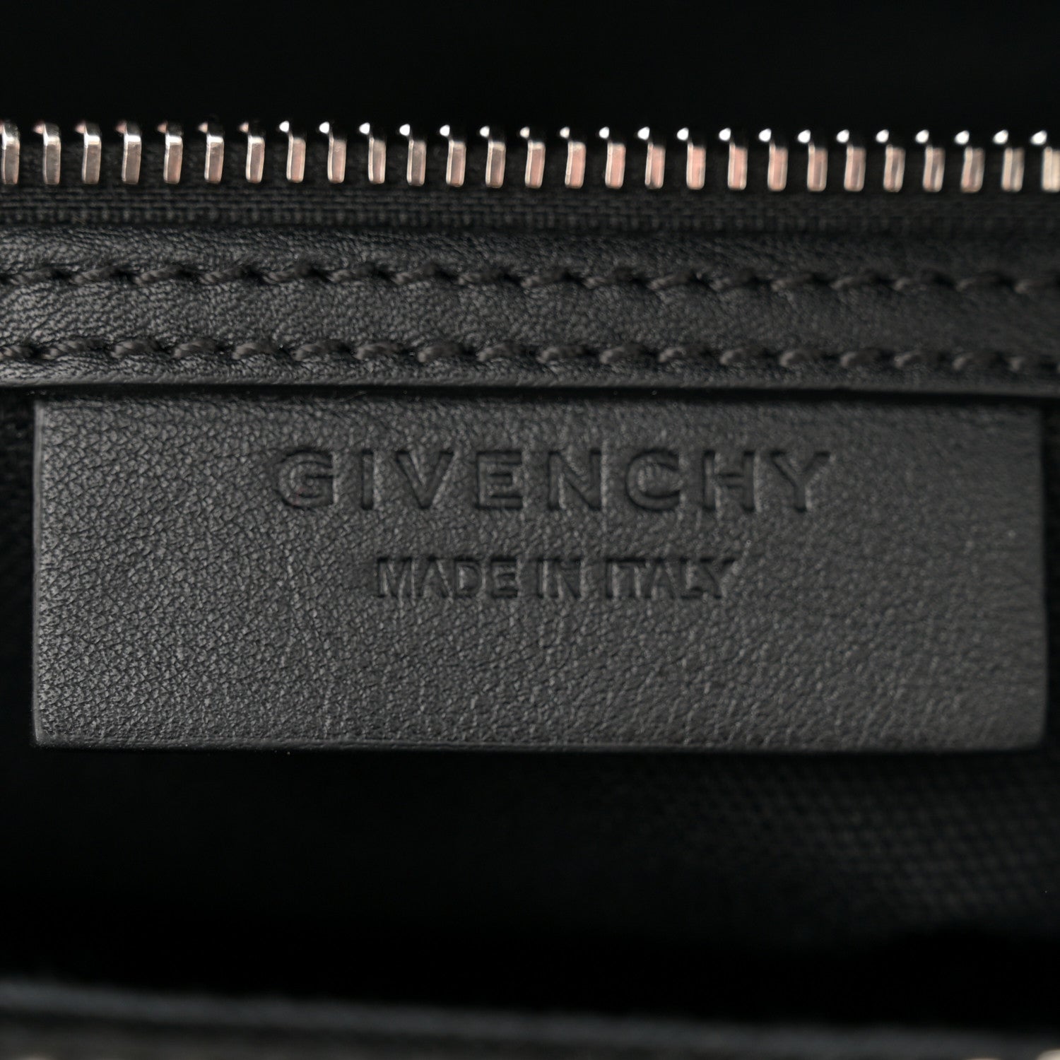 Givenchy Calfskin Signature Logo Small Antigona Black 6 of 12