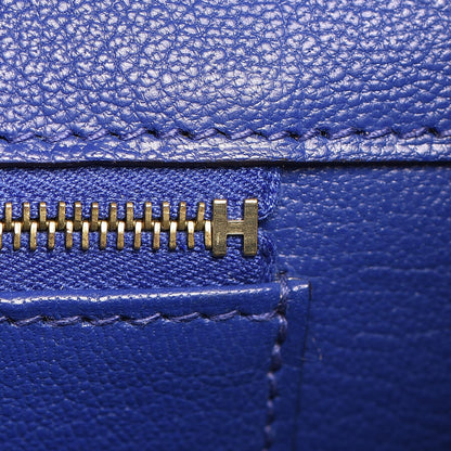 Hermes Togo Birkin 35 Bleu Electrique 21 of 33
