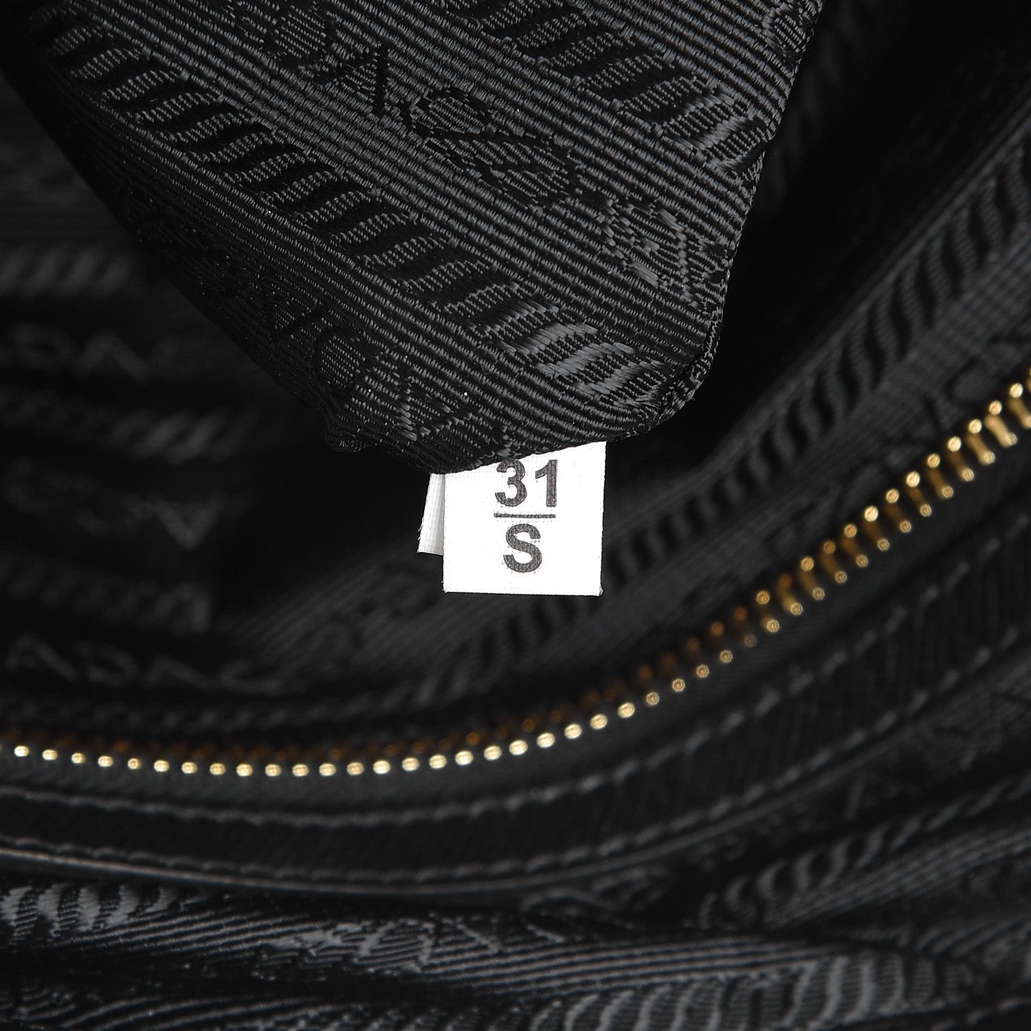 Prada Tessuto Nylon Saffiano Tote Nero Black 7 of 7