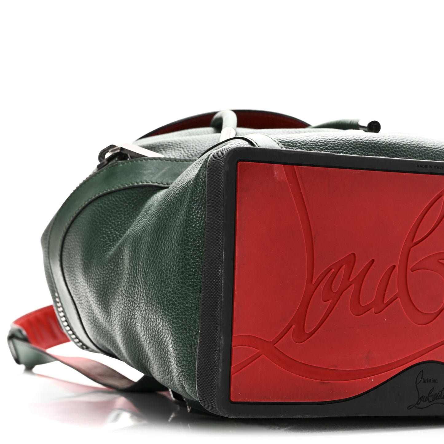 Calfskin Ecusson Explorafunk Backpack Green