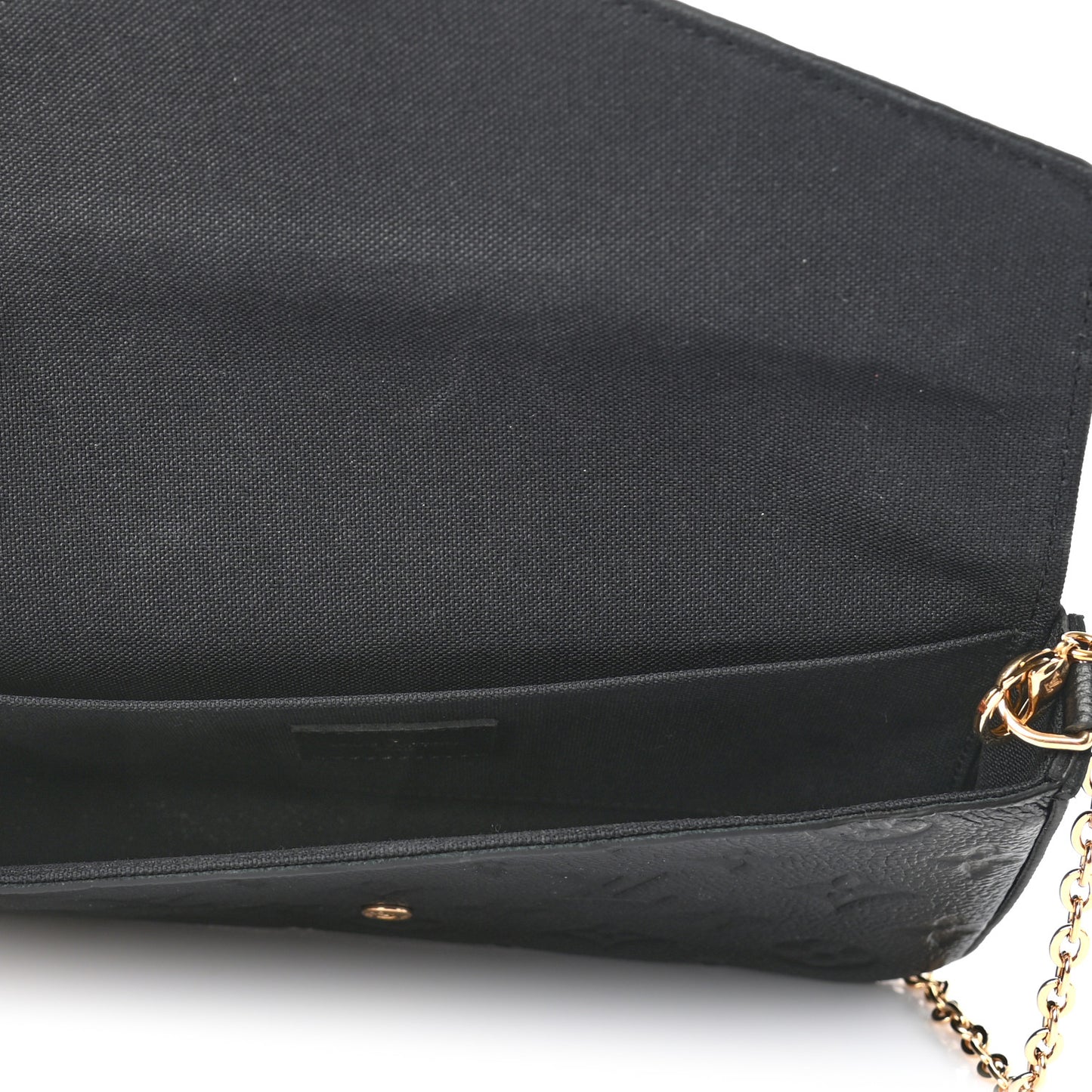 Empreinte Pochette Felicie Chain Wallet Black