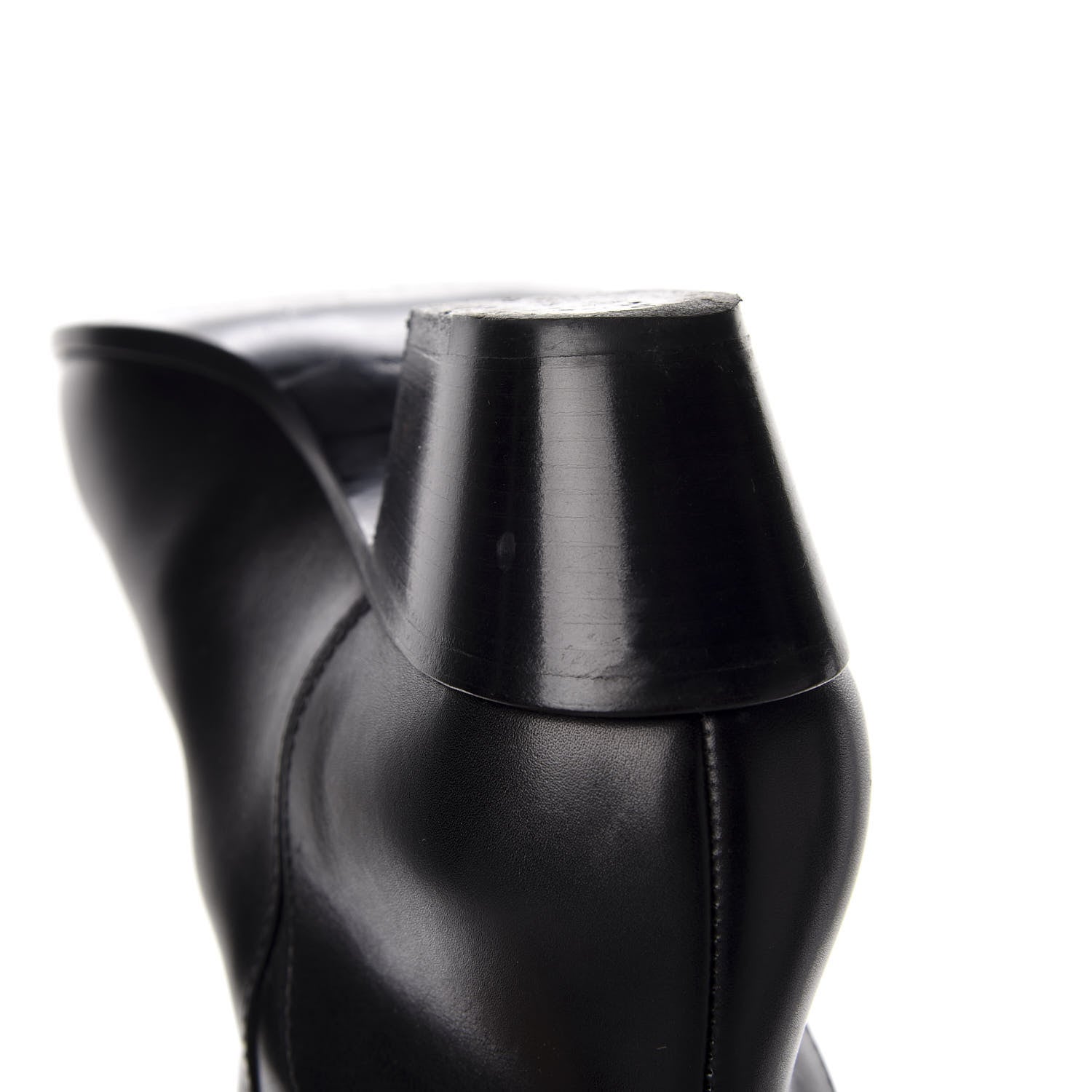 Saint Laurent Calfskin Rock Long Boots 35.5 Black 16 of 16