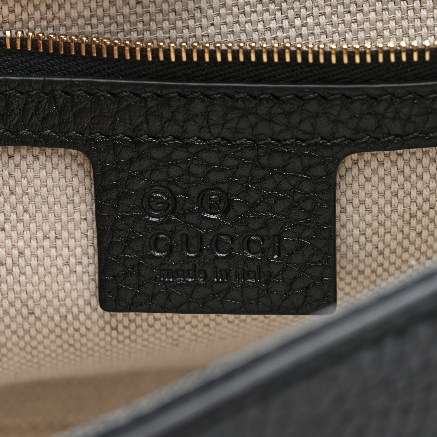 Pebbled Calfskin Medium Soho Flap Crossbody Black Black