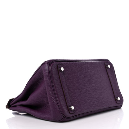 Hermes Fjord Birkin 30 Cassis 4 of 10
