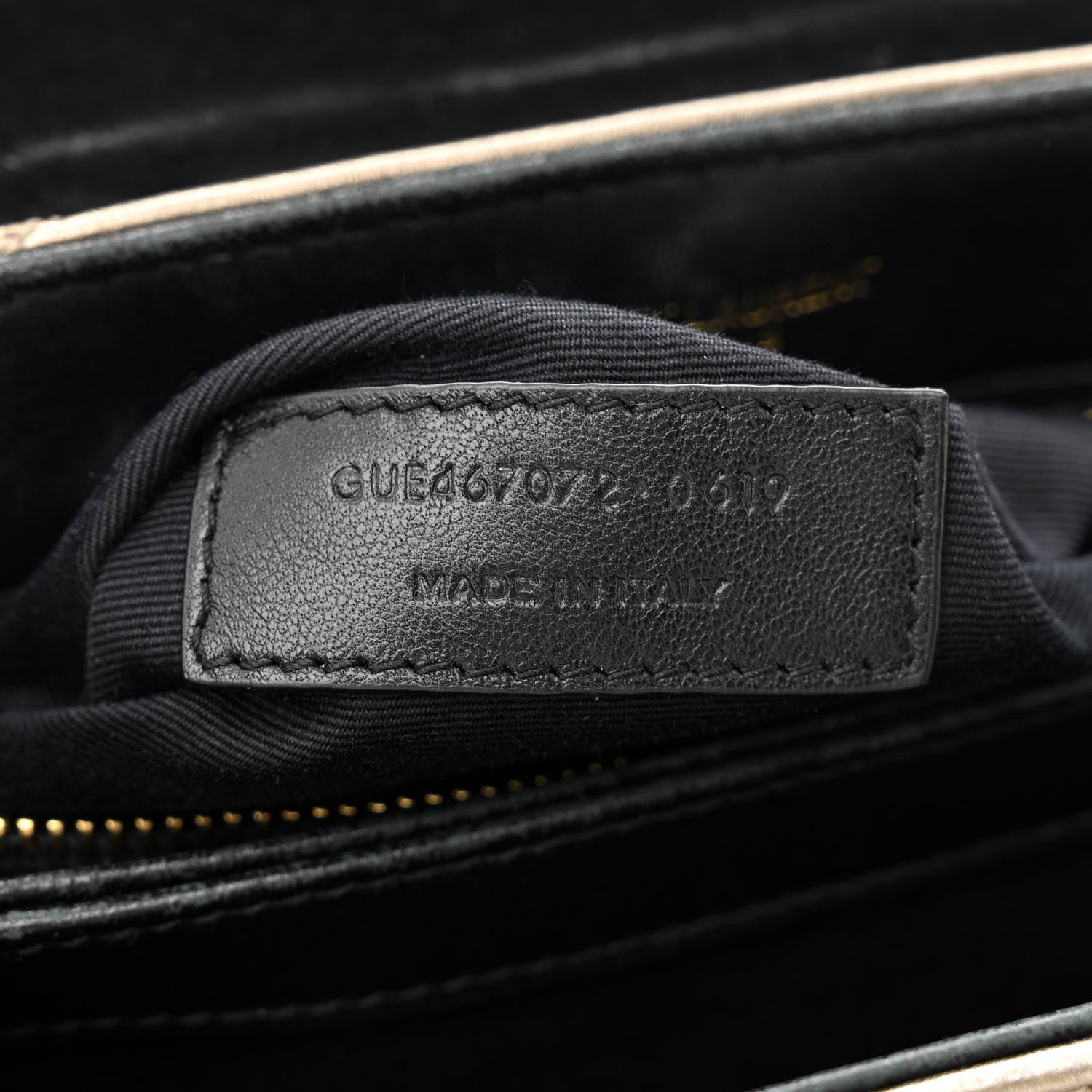 Saint Laurent Metallic Calfskin Y Quilted Monogram Toy Loulou Crossbody Bag Piombo 6 of 13