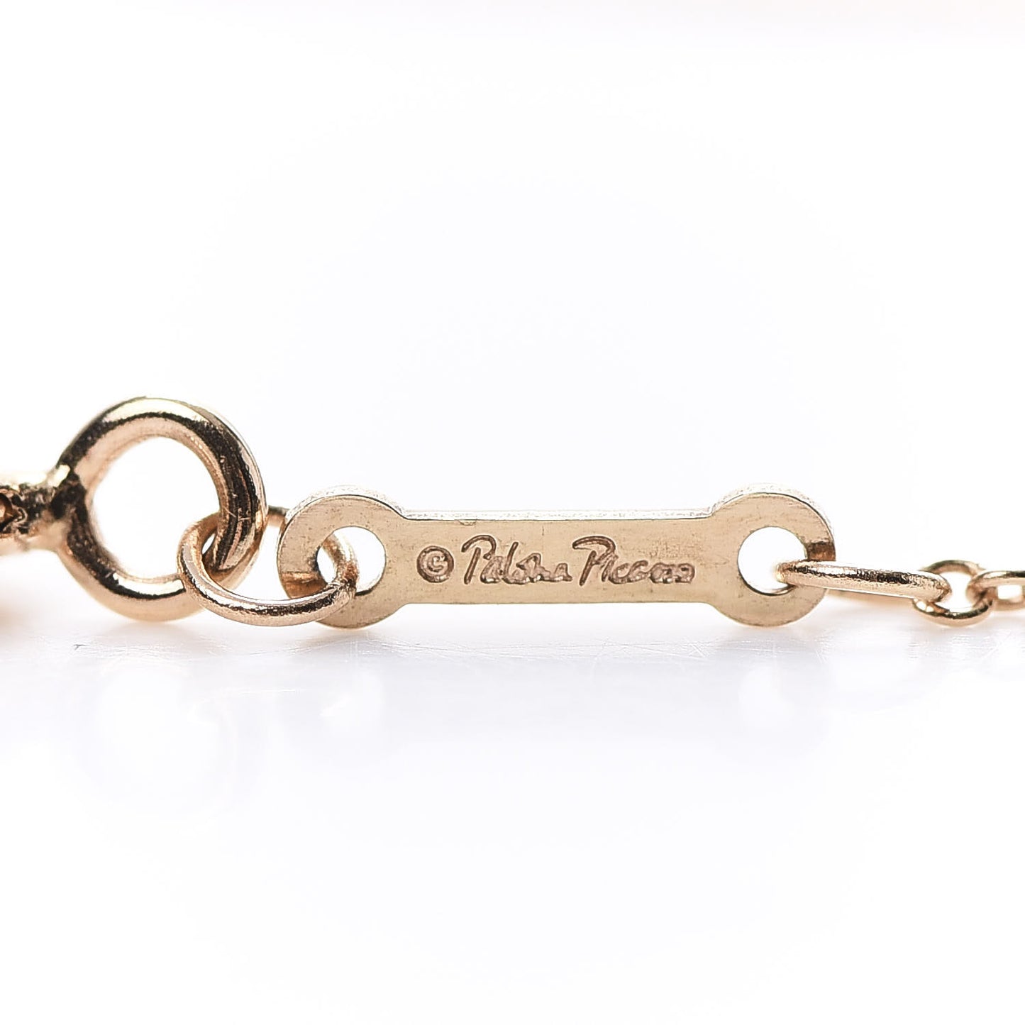 18K Rose Gold Paloma's Graffiti Love and Kisses Pendant Necklace