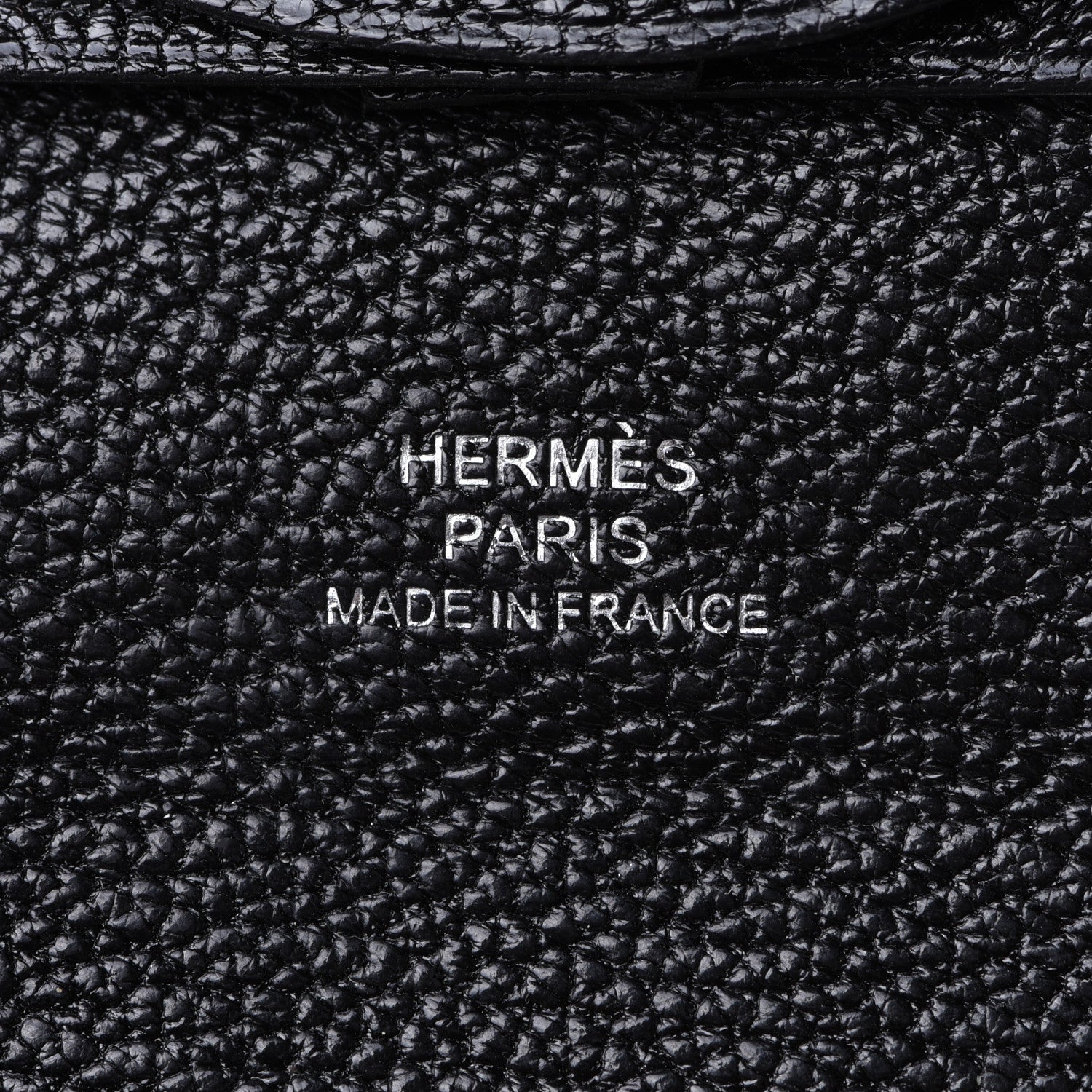 Hermes Chevre Mysore Bastia Coin Purse Black 6 of 7