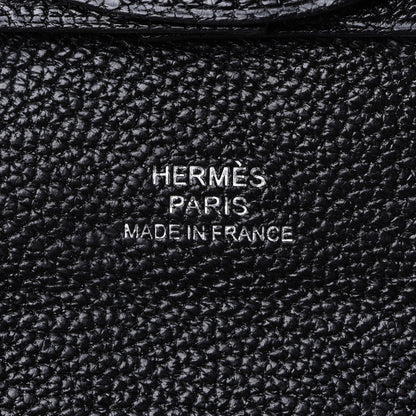 Hermes Chevre Mysore Bastia Coin Purse Black 6 of 7