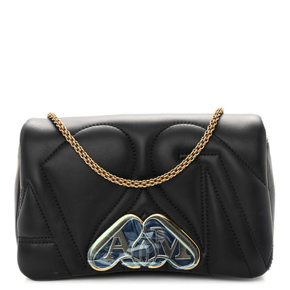 Alexander McQueen Calfskin Quilted Small The Seal Chain Shoulder Bag Black 1 of 9