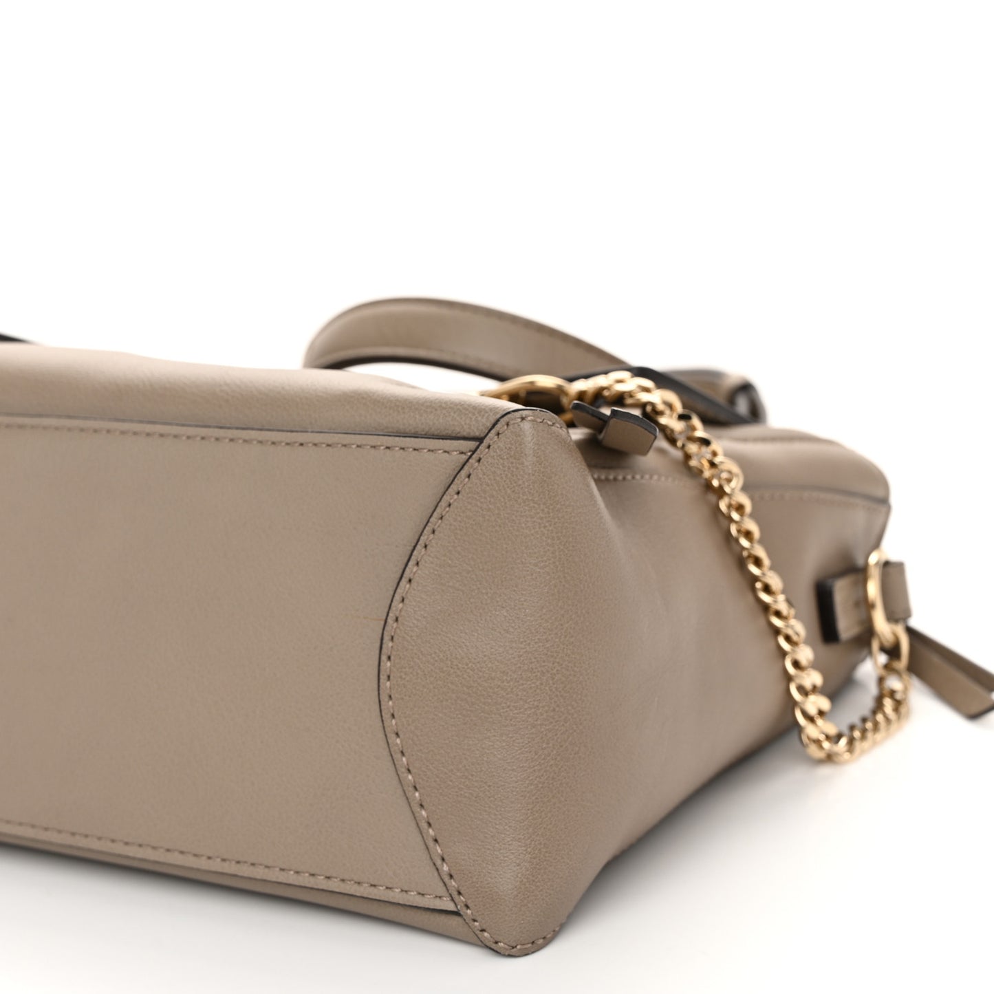 Calfskin Small Faye Day Shoulder Bag Motty Grey