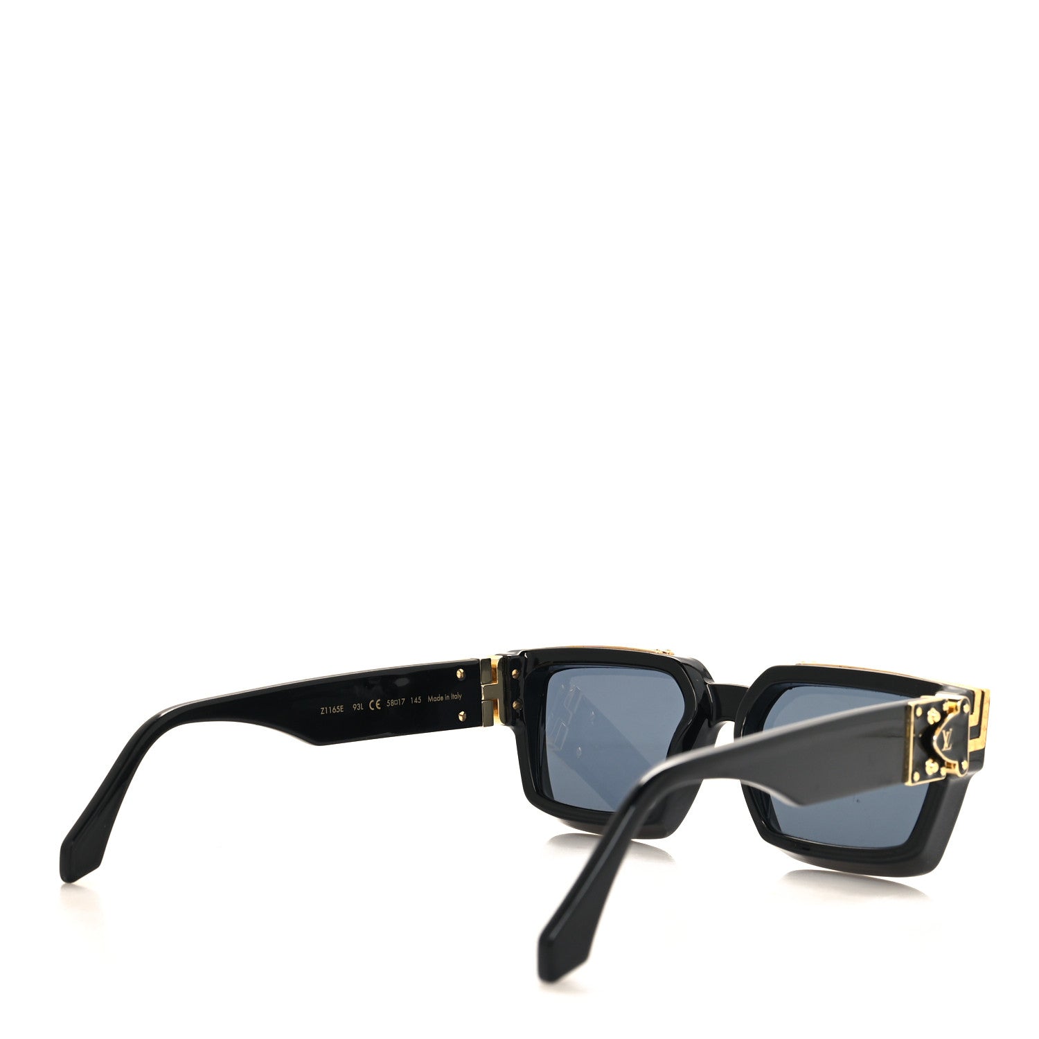 Louis Vuitton Acetate 1.1 Millionaires Sunglasses Z1165E Black 4 of 7