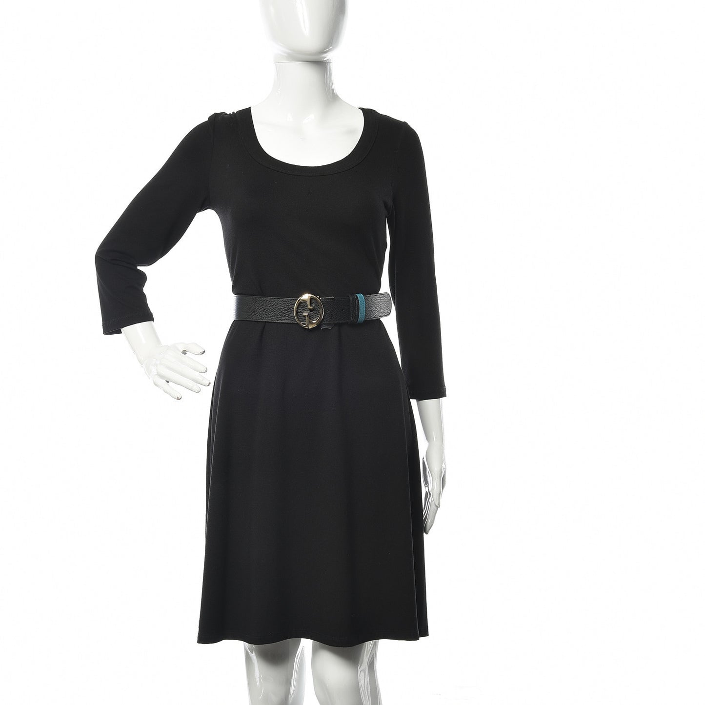 Dollar Calfskin 1973 Reversible Belt 95 38 Black Deep Cobalt