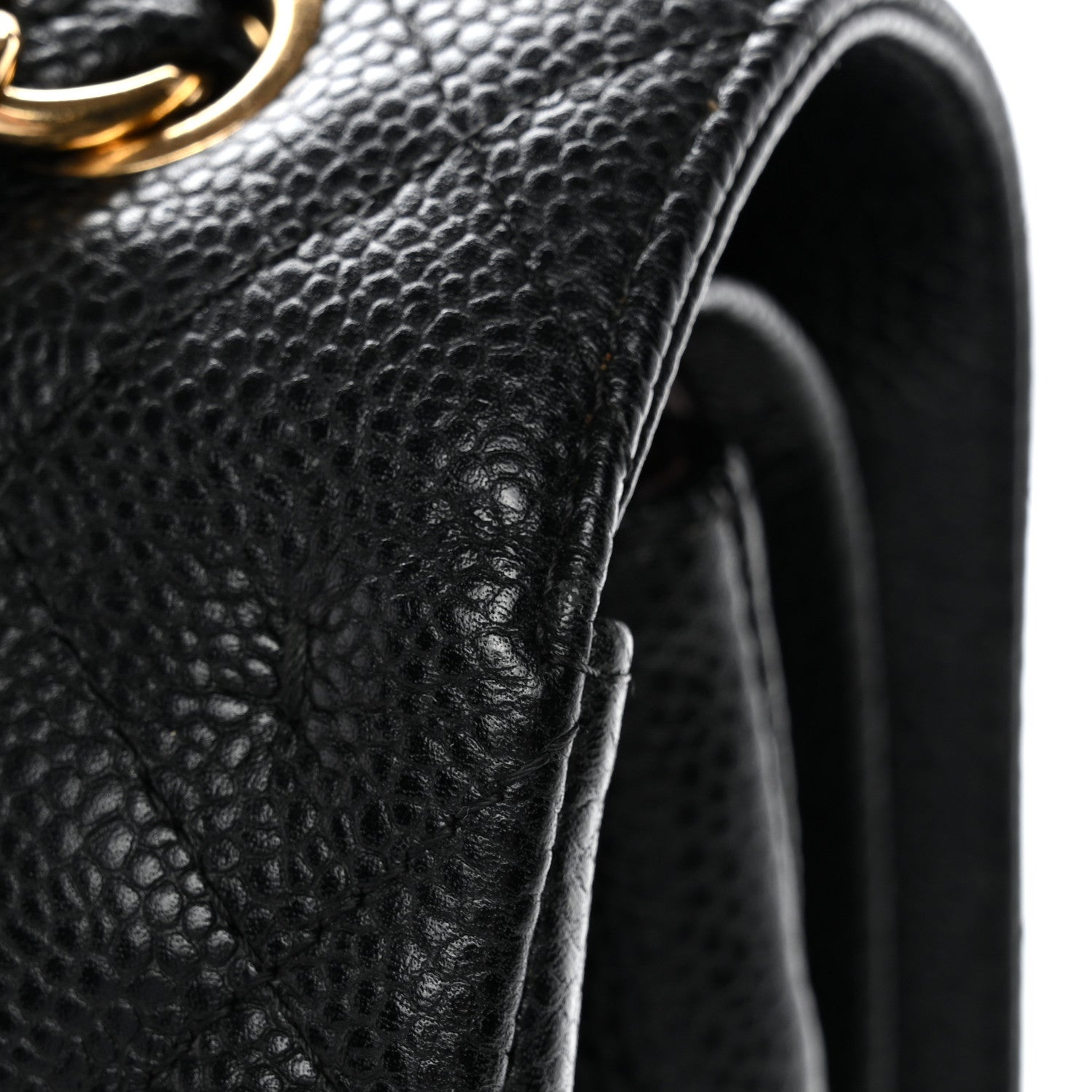 Chanel Caviar Quilted Jumbo Double Flap Black 11 of 11