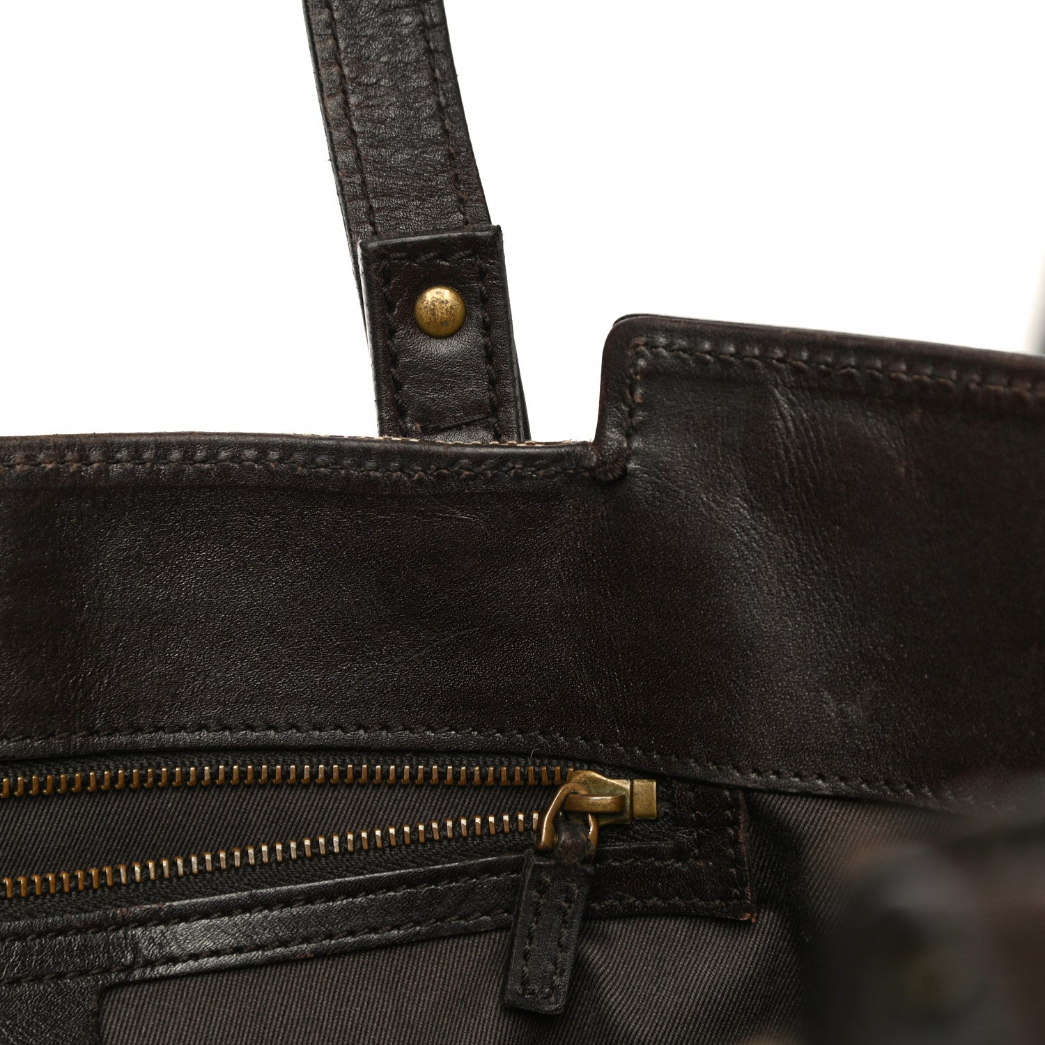 Gucci Monogram Tote Brown 16 of 21