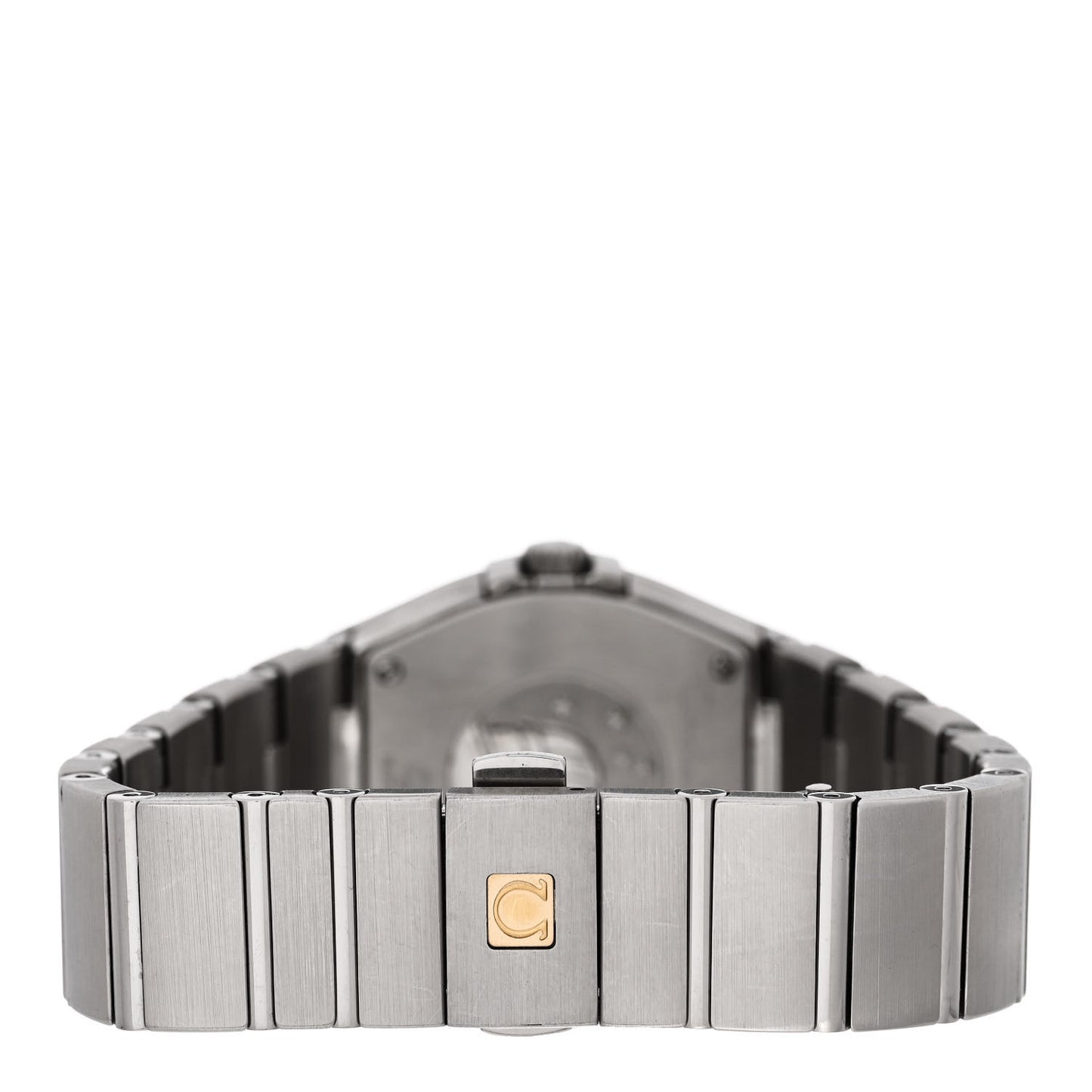 Stainless Steel Diamond Bezel Mother of Pearl 27mm Constellation Quartz Watch 123.15.27.60.55.001