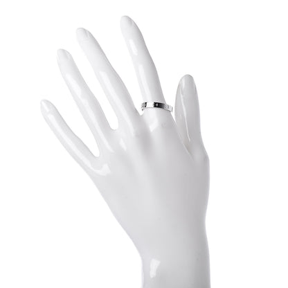 Cartier 18K White Gold 3.5mm LOVE Wedding Band Ring 59 8.75 2 of 5