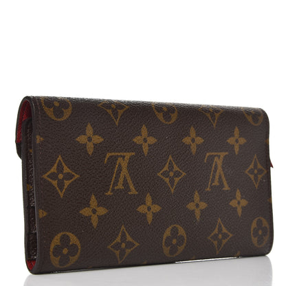 Louis Vuitton Monogram Josephine Wallet Red 3 of 7