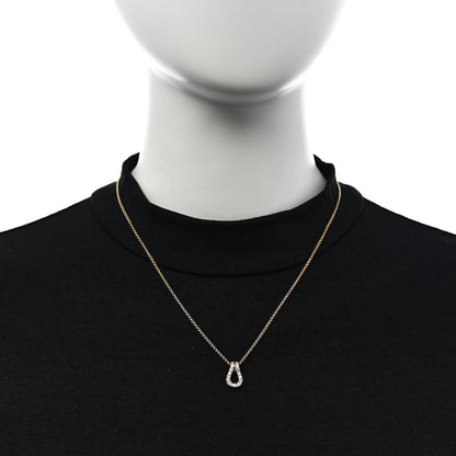 John Hardy 18K Yellow Gold Diamond Surf Link Pendant Necklace 2 of 5