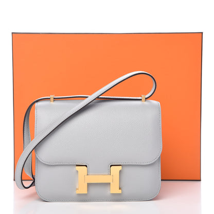 Hermes Epsom Constance 18 Bleu Glacier 19 of 19