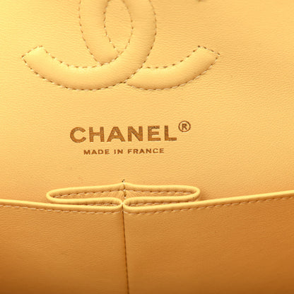 Chanel Caviar Quilted Small Double Flap Yellow 6 of 10