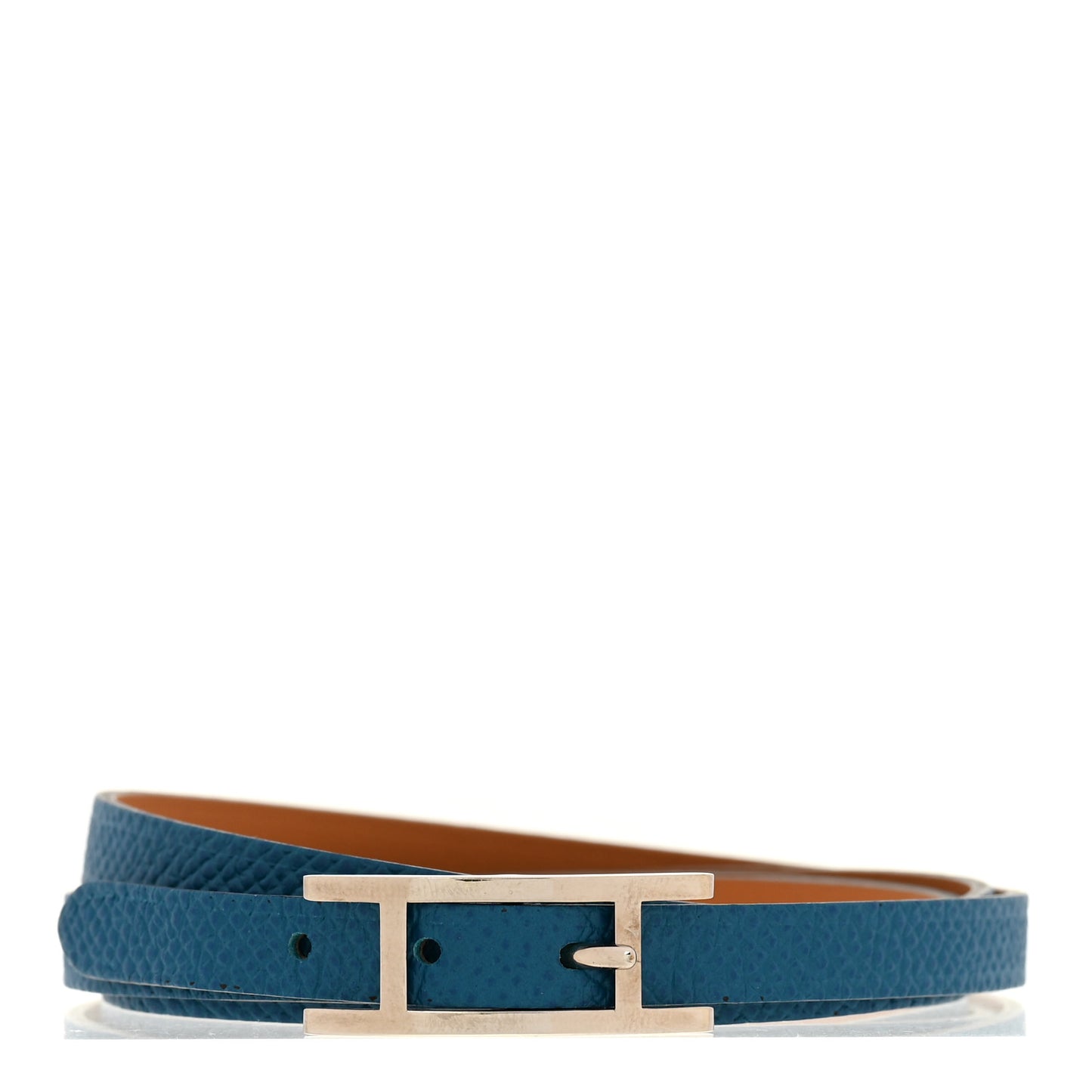 Epsom Hapi 3 MM Triple Tour Wrap Bracelet Bleu Izmir