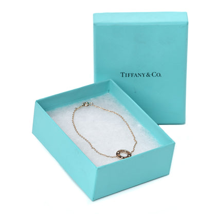 Tiffany 18K Rose Gold Diamond Atlas Pierced Bracelet 6 of 6