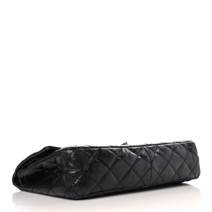 Chanel Metallic Aged Calfskin Quilted 2.55 Reissue 226 Flap Black 4 of 9