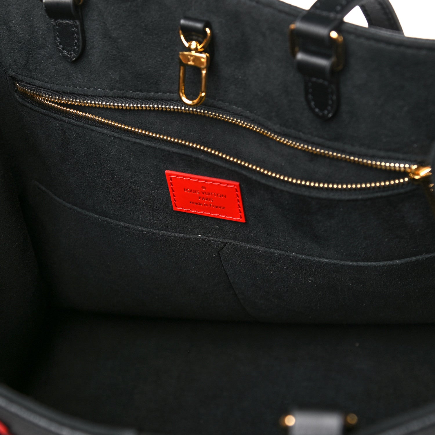 Louis Vuitton Empreinte Monogram Giant Crafty Onthego GM Black Creme 9 of 9