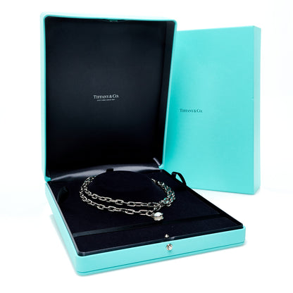 Tiffany Sterling Silver Cultured Pearl HardWear Necklace 5 of 5