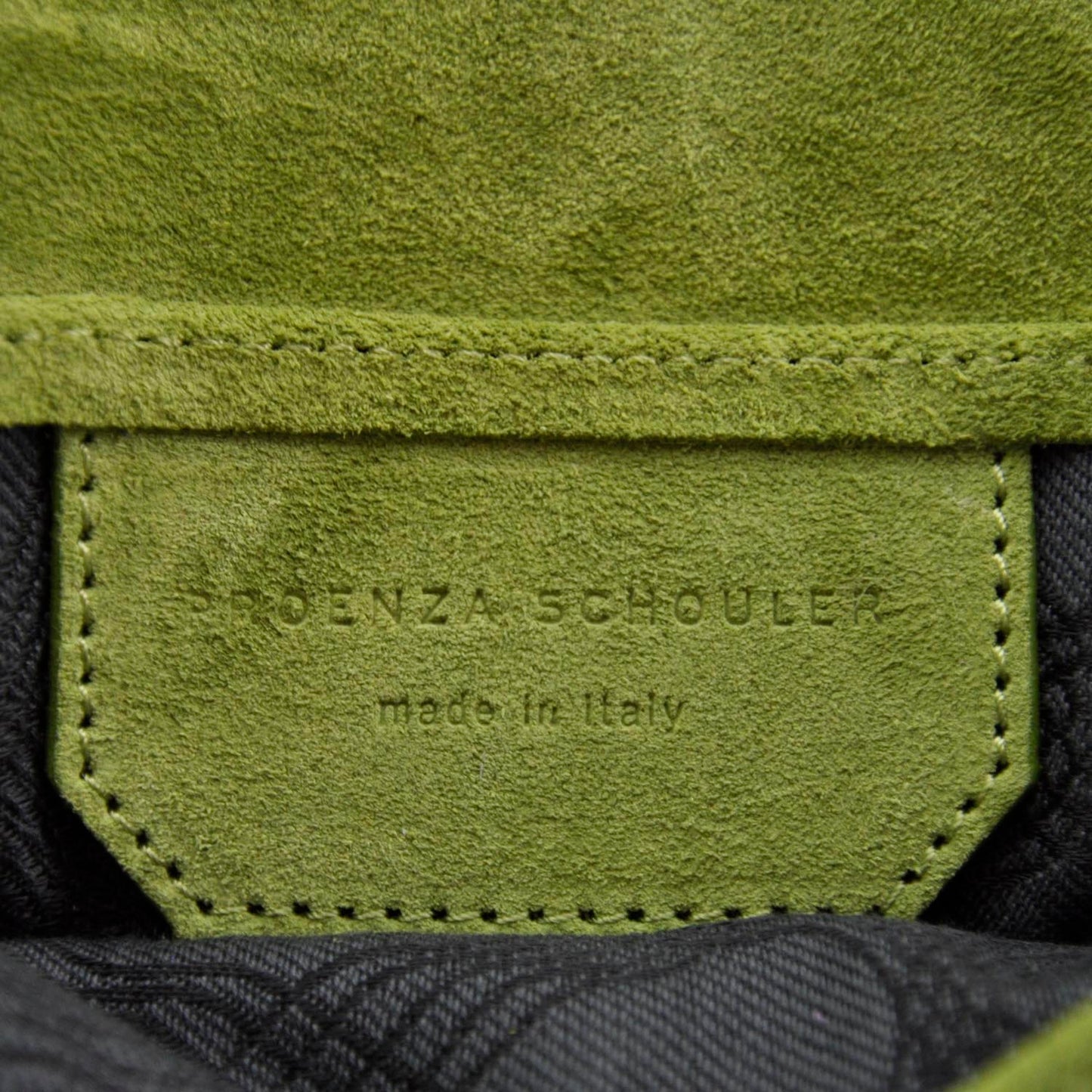 Suede PS1 Wallet Apple Green