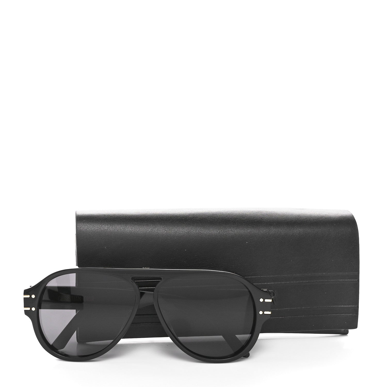 Christian Dior Acetate Diorsignature A1U Pilot Sunglasses Black 8 of 8