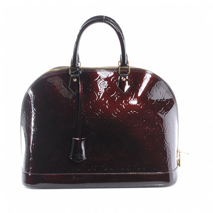 Louis Vuitton Vernis Alma GM Amarante 1 of 8