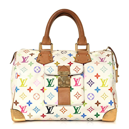 Louis Vuitton Monogram Multicolor Speedy 30 White 1 of 16
