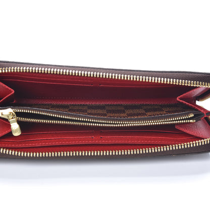 Louis Vuitton Damier Ebene Clemence Wallet Cherry 5 of 7