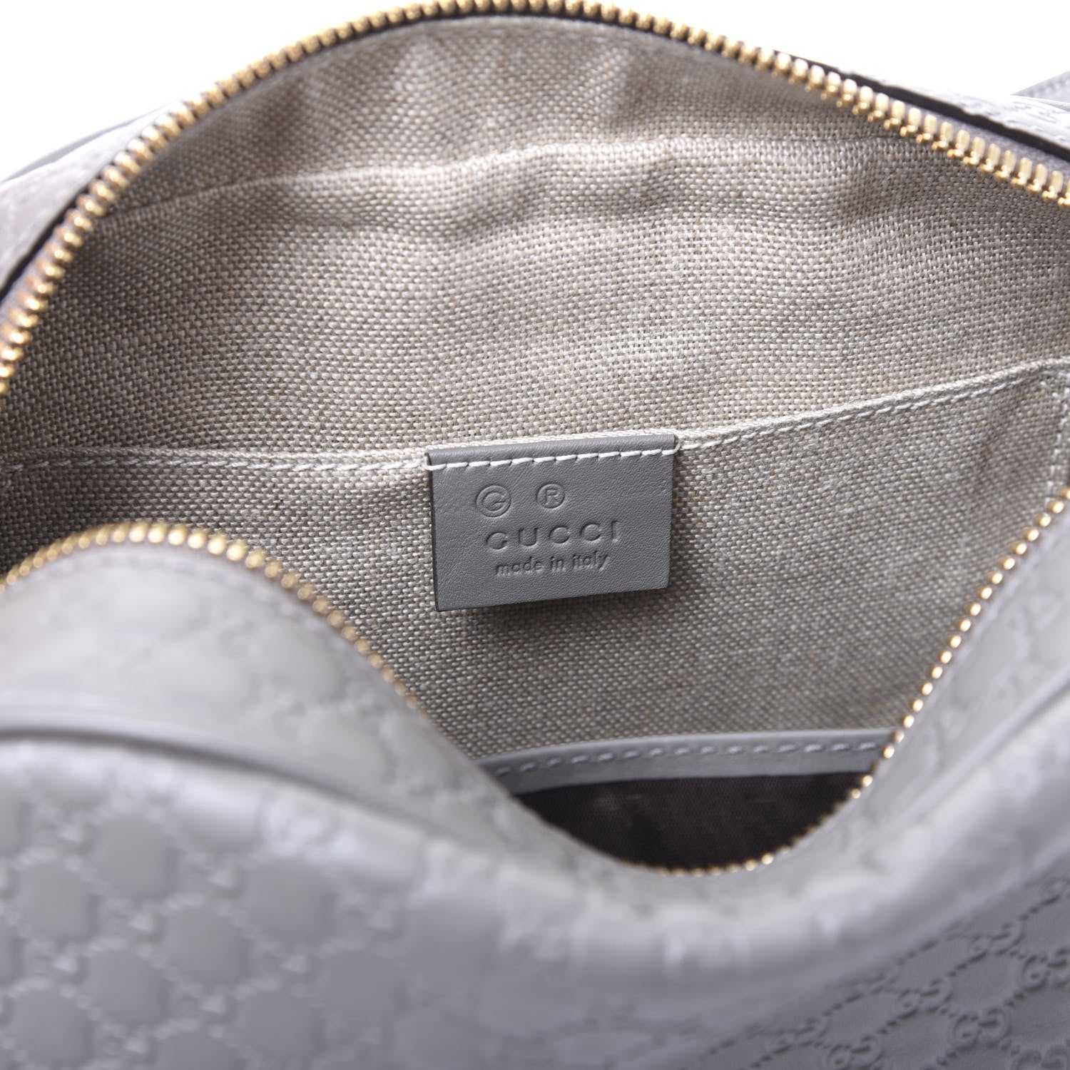 Gucci Microguccissima Mini Bree Messenger Bag Grey 7 of 9