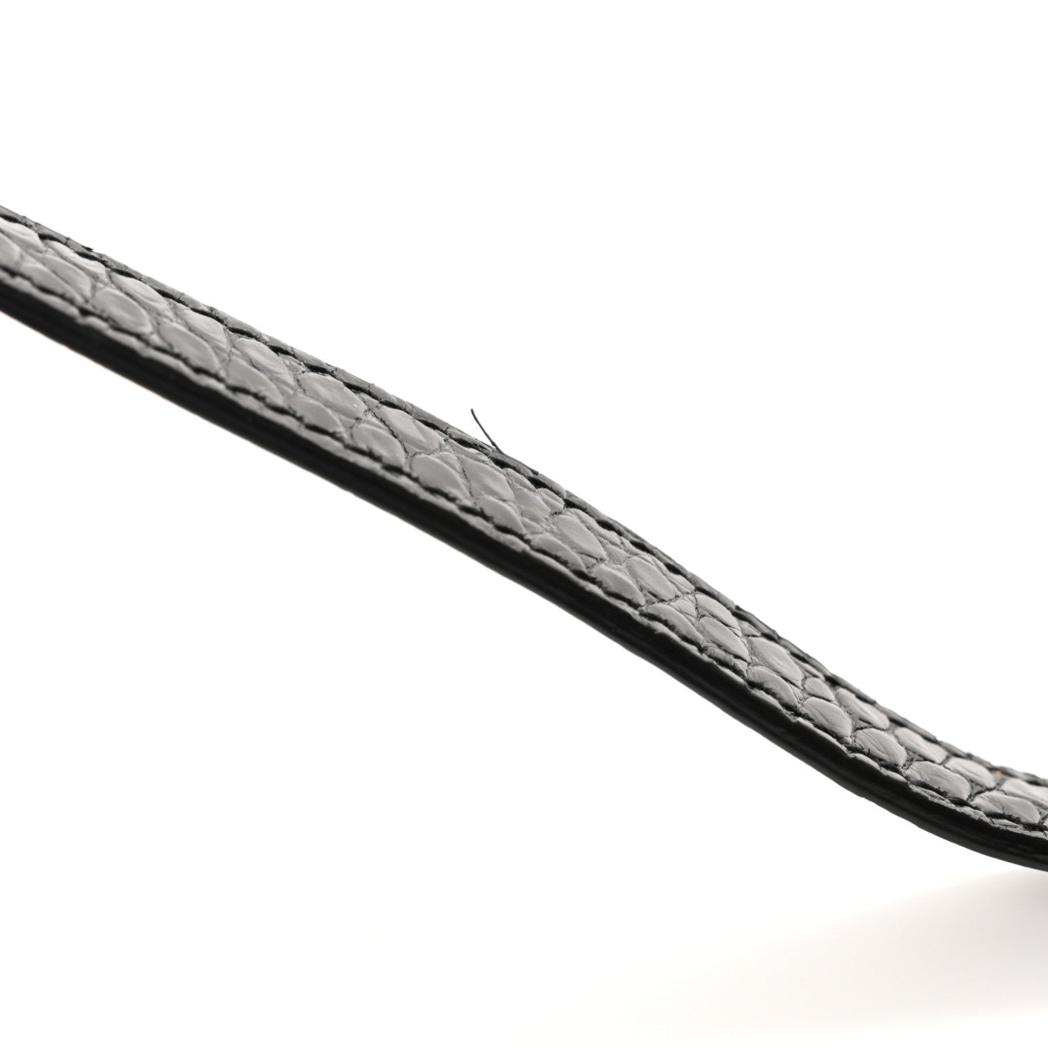 Saint Laurent Calfskin Crocodile Embossed Baby Sac De Jour Black 13 of 15