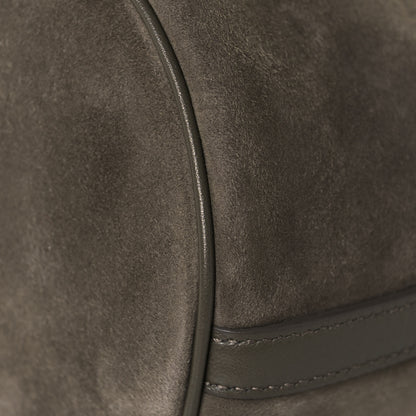 Saint Laurent Suede Calfskin Small Anja Bucket Grey 12 of 12