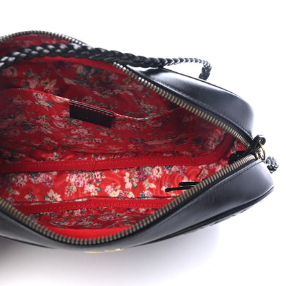 Gucci Calfskin Web Trapuntata Small GG Shoulder Bag Black 4 of 4