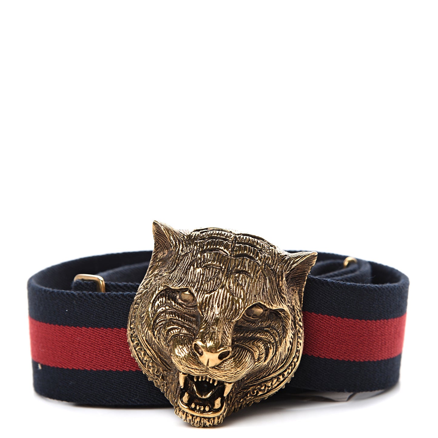 Web Feline Buckle Belt 80 32 Blue Red