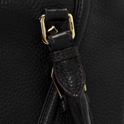MCM Grained Calfskin Shoulder Bag Black 8 of 9
