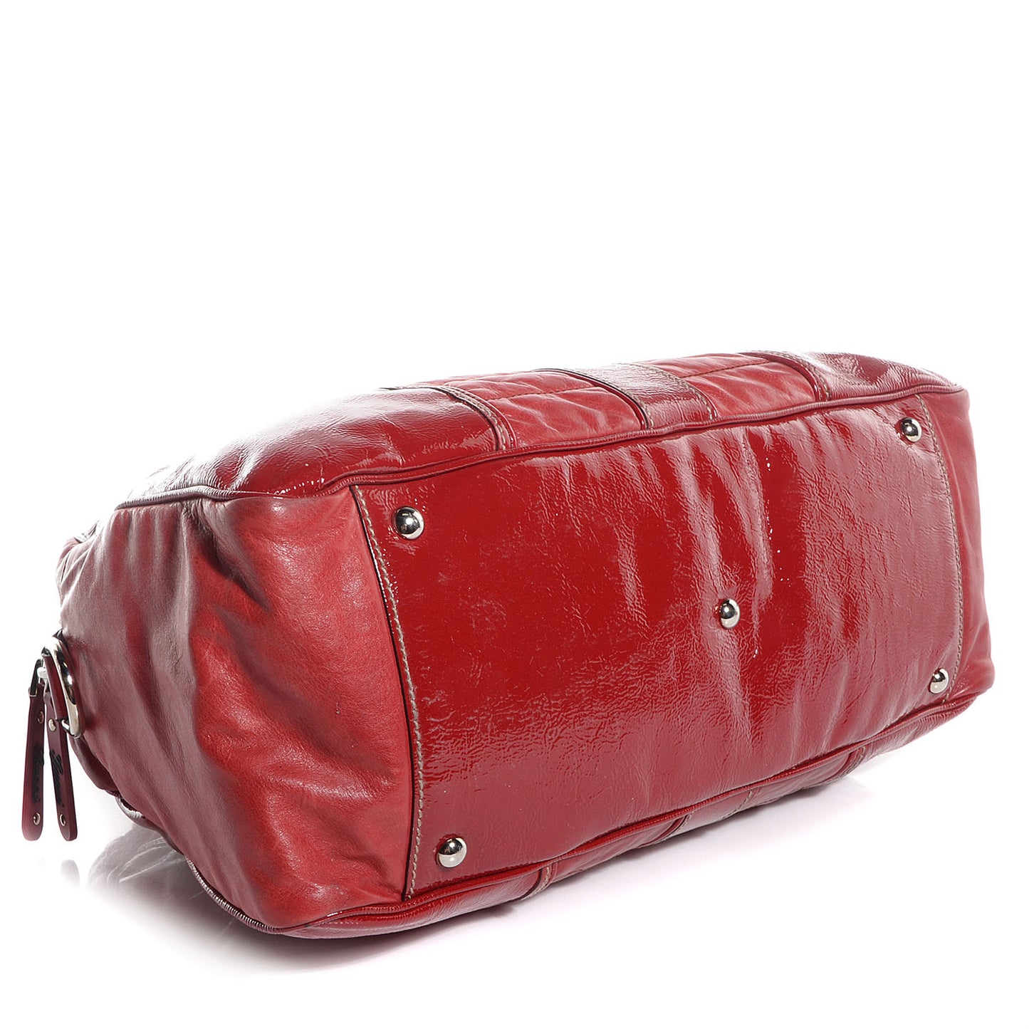 Leather Snow Glam Medium Boston Red