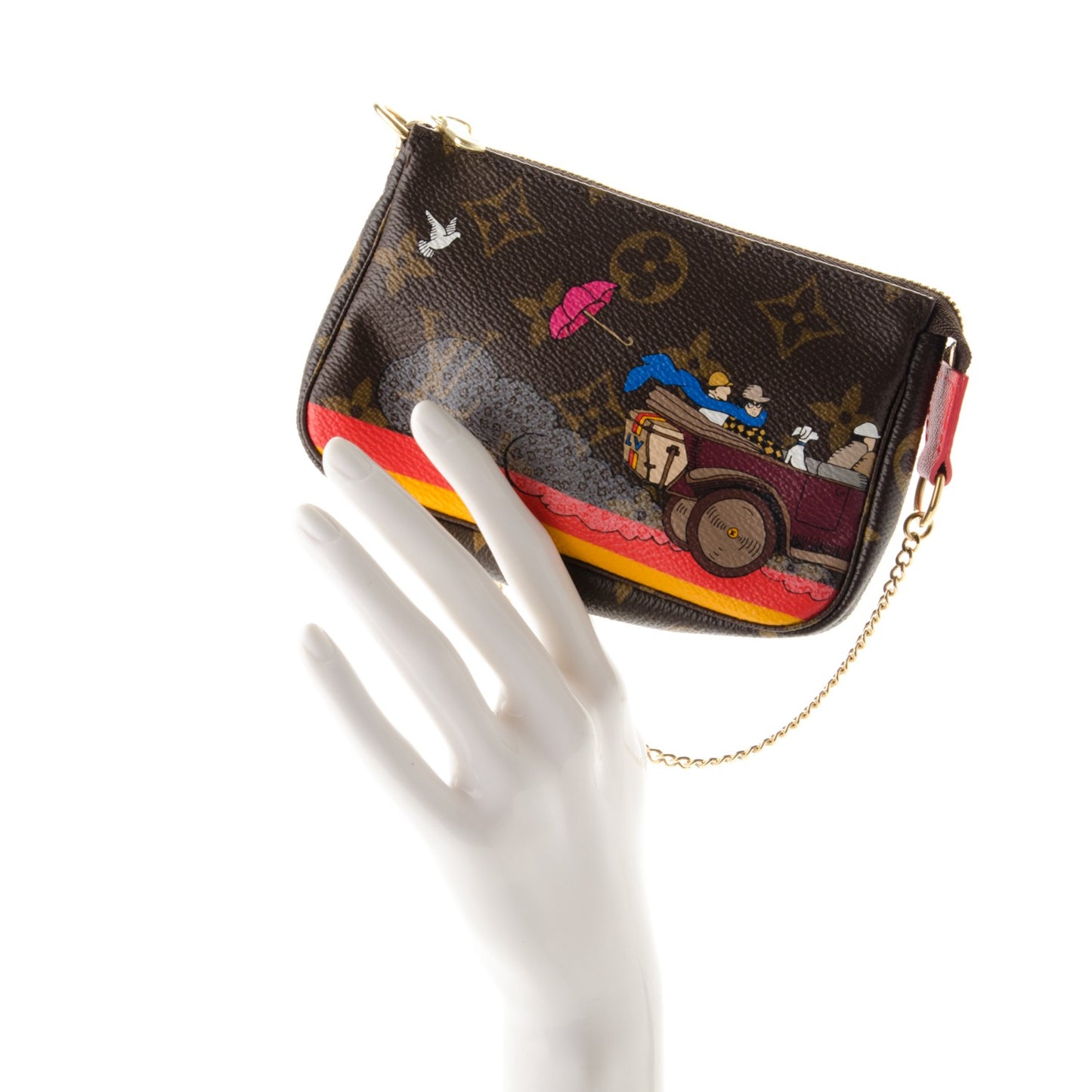 Monogram 2015 Christmas Animation Mini Pochette Accessories