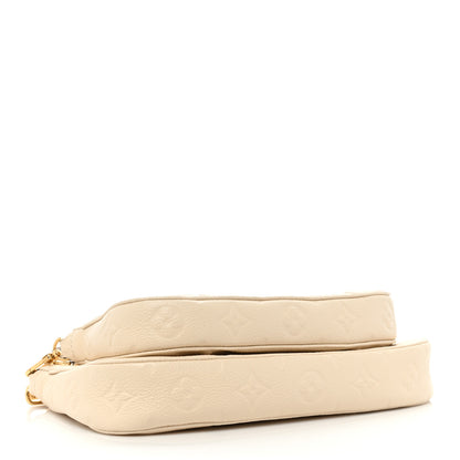Louis Vuitton Empreinte Monogram Giant Multi Pochette Accessories Cream 4 of 12