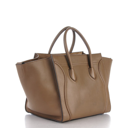 Celine Supple Calfskin Medium Phantom Luggage Khaki 3 of 8